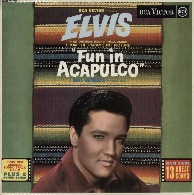 Elvis Presley Fun In Acapulco - Red Spot - Front Laminated UK Vinyl LP