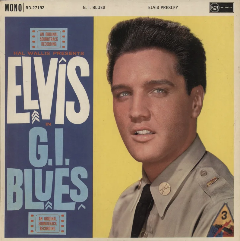 Elvis Presley G.I. Blues - Red Spot + Tax Code - EX UK Vinyl LP