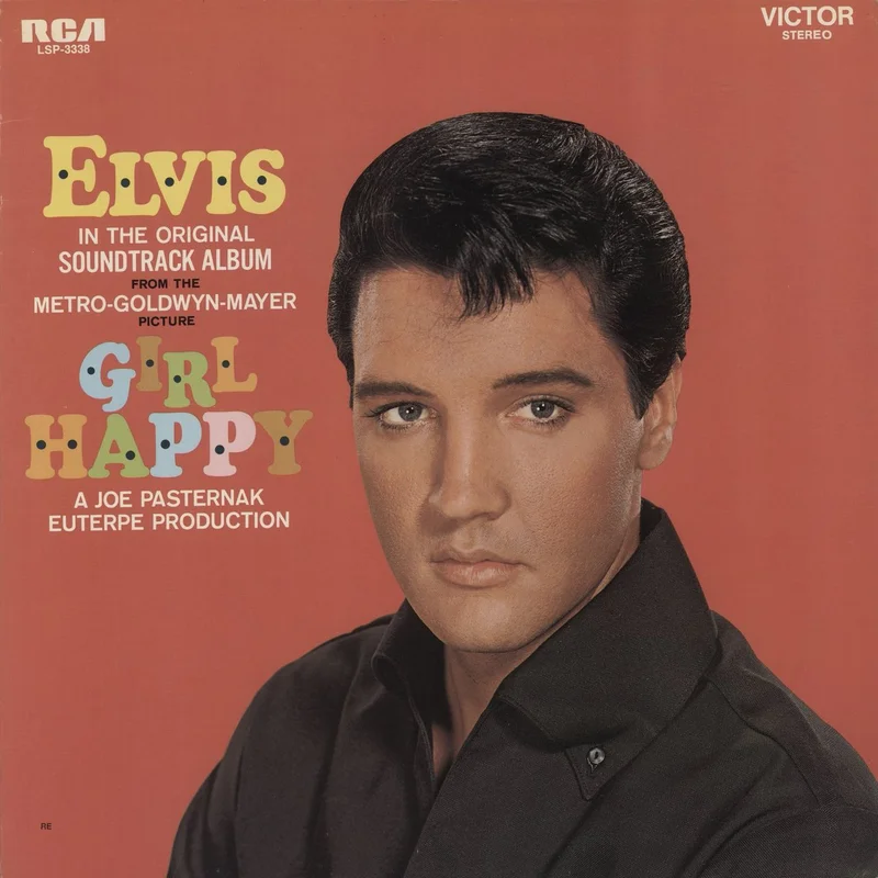 Elvis Presley Girl Happy - US p/s French Vinyl LP