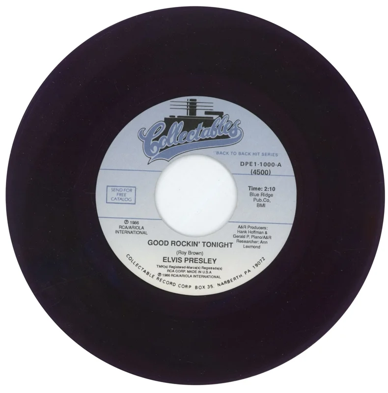 Elvis Presley Good Rockin' Tonight - Purple Vinyl US 7" vinyl