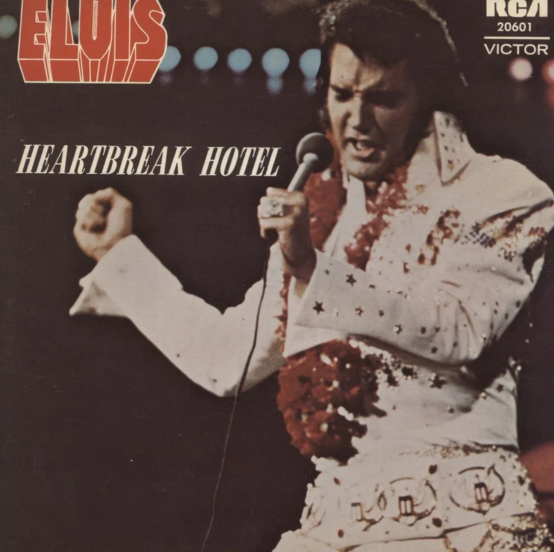 Elvis Presley Heartbreak Hotel Australian 7" vinyl