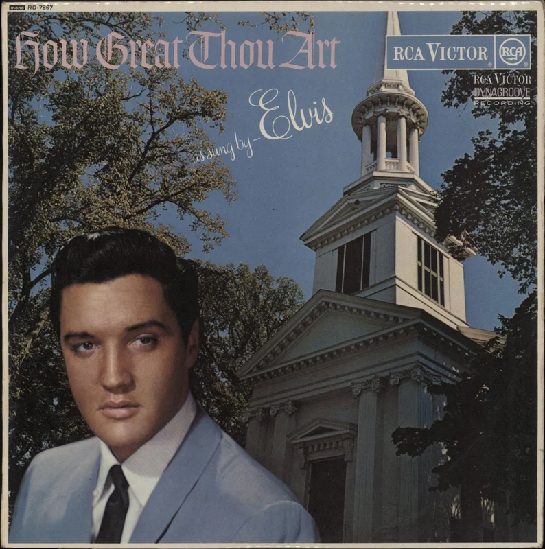 Elvis Presley How Great Thou Art - Red Spot UK Vinyl LP