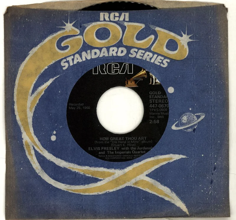 Elvis Presley How Great Thou Art US 7" vinyl