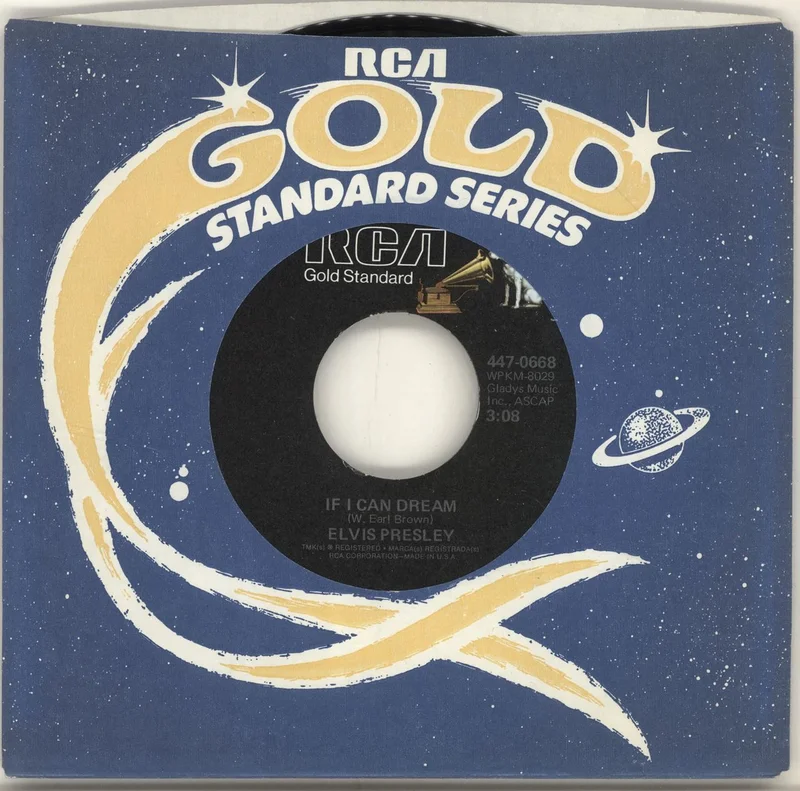Elvis Presley If I Can Dream US 7" vinyl