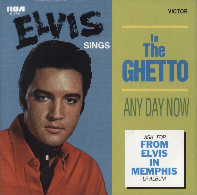 Elvis Presley In The Ghetto German 7" vinyl