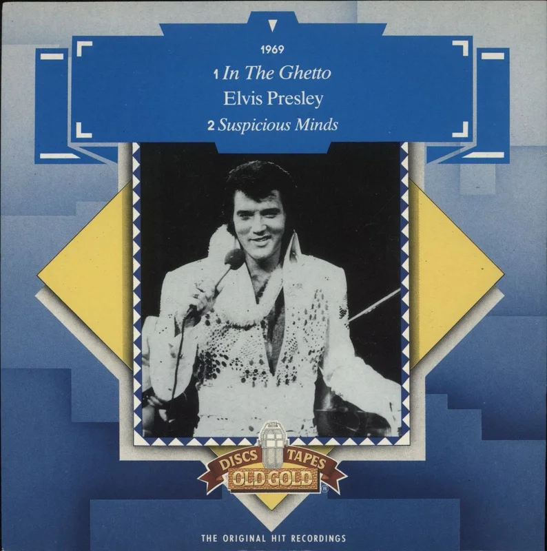 Elvis Presley In The Ghetto - P/S UK 7" vinyl