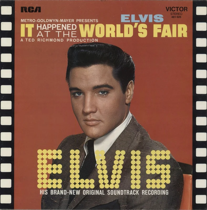 Elvis Presley It Happened At The World's Fair - matte p/s French Vinyl LP