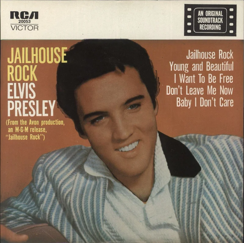 Elvis Presley Jailhouse Rock Australian 7" vinyl