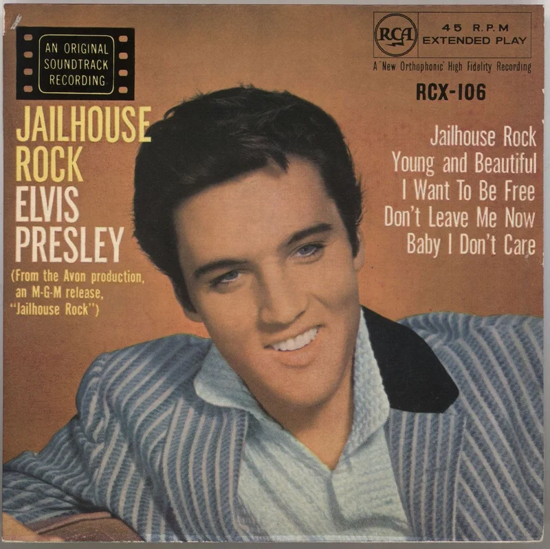 Elvis Presley Jailhouse Rock EP - 4pr UK 7" vinyl