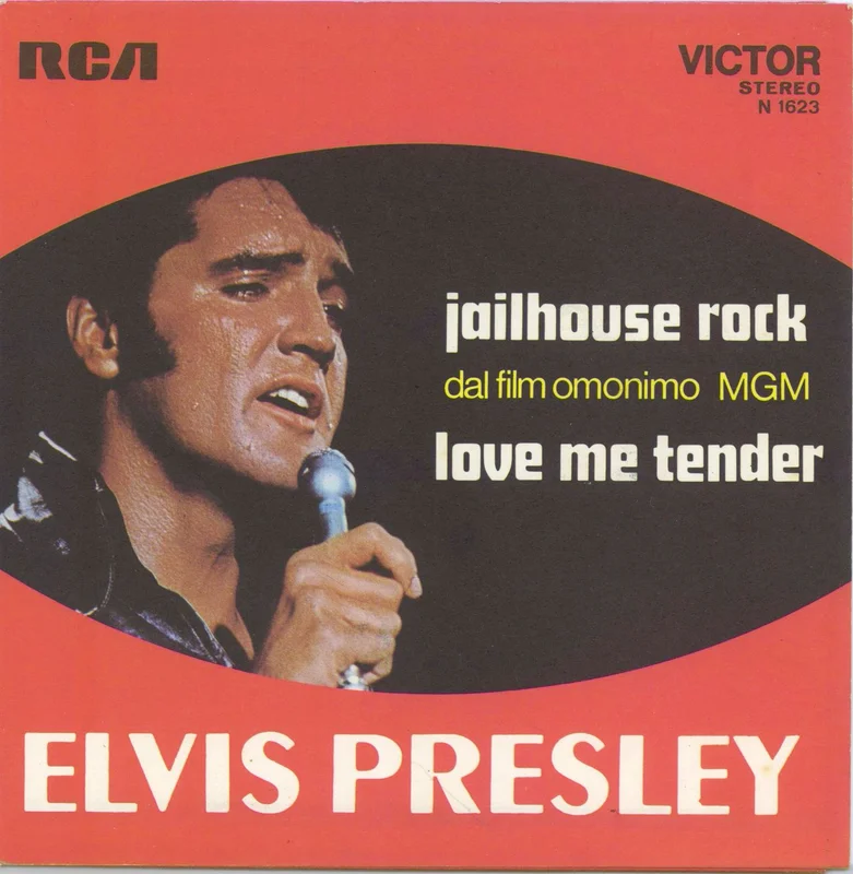 Elvis Presley Jailhouse Rock Italian 7" vinyl