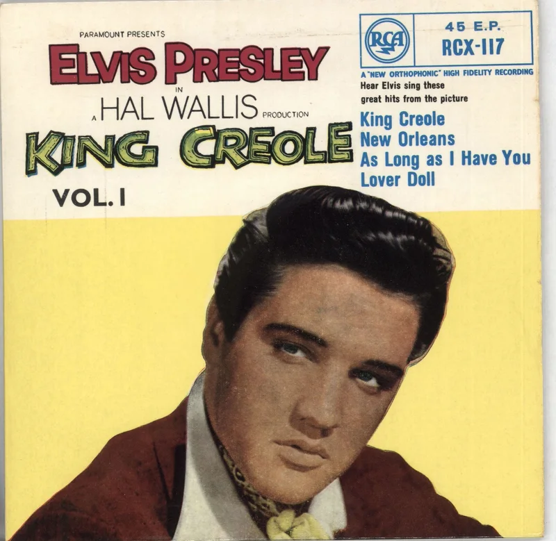 Elvis Presley King Creole Vol.1 - 3rd UK 7" vinyl
