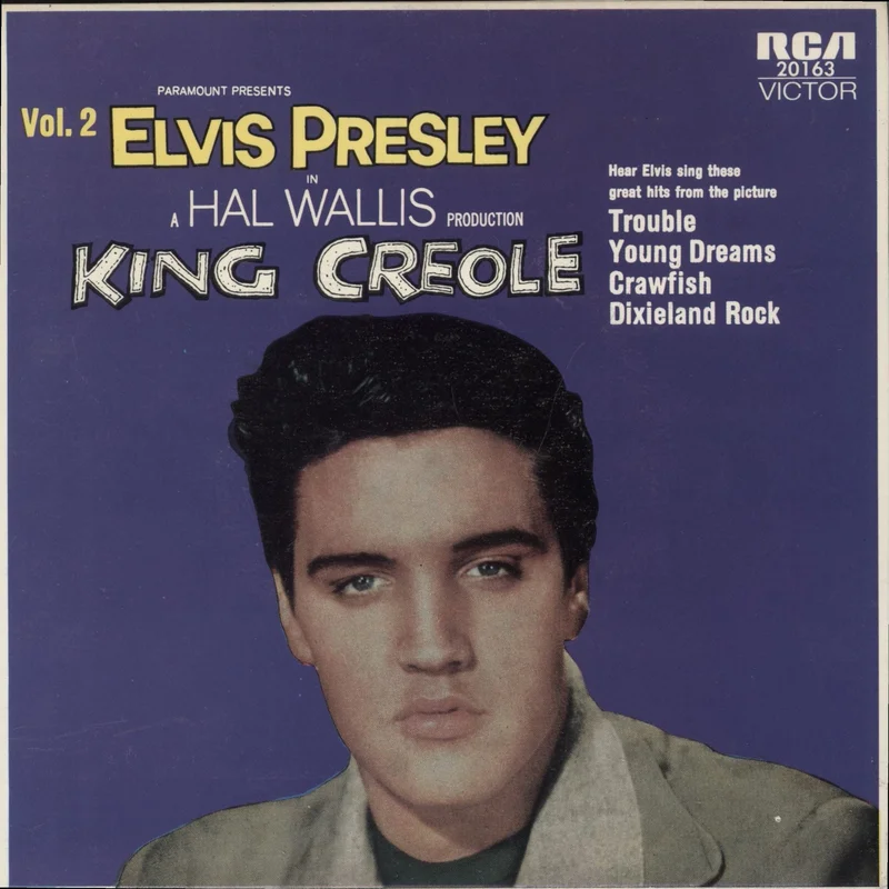 Elvis Presley King Creole Vol. 2 - Orange Label Australian 7" vinyl