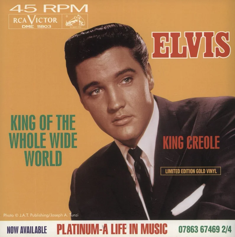 Elvis Presley King Of The Whole Wide World / King Creole US 7" vinyl