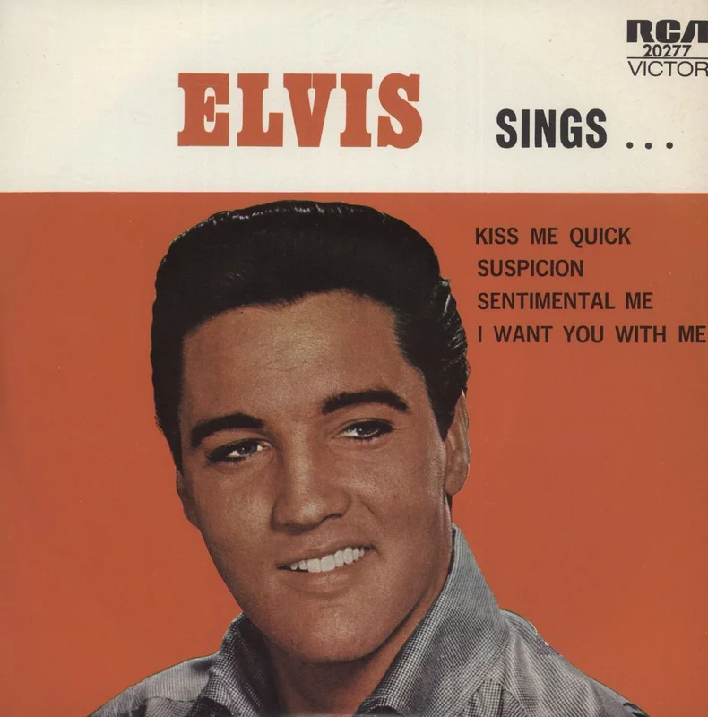 Elvis Presley Kiss Me Quick Australian 7" vinyl