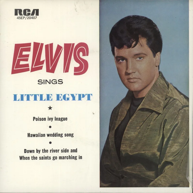 Elvis Presley Little Egypt - Orange Australian 7" vinyl