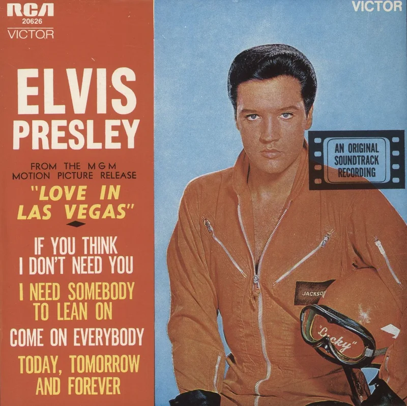 Elvis Presley Love In Las Vegas EP Australian 7" vinyl