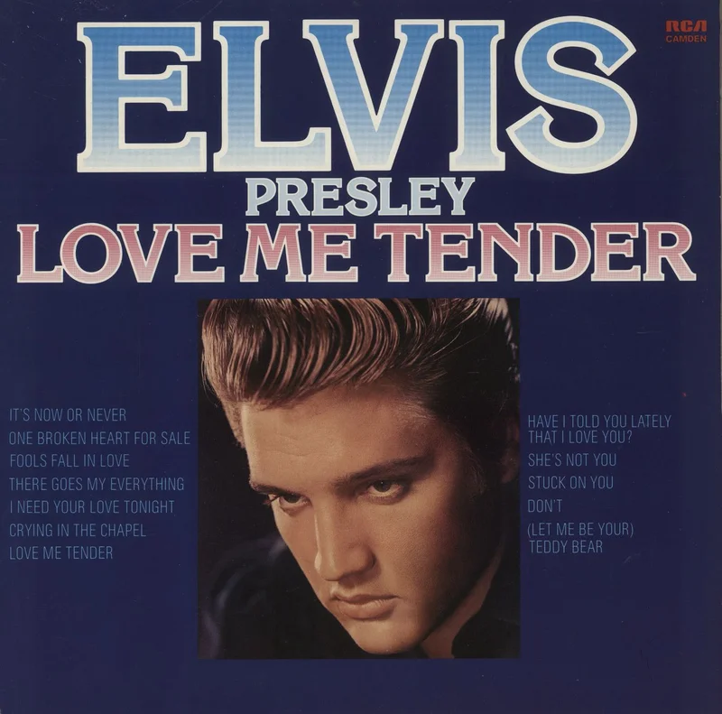 Elvis Presley Love Me Tender UK Vinyl LP