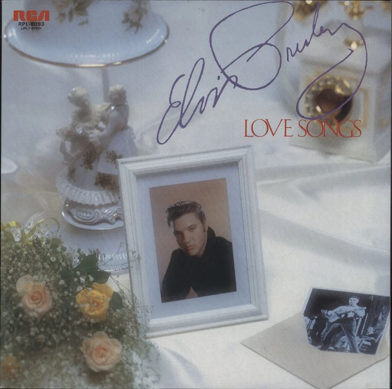 Elvis Presley Love Songs Japanese Vinyl LP