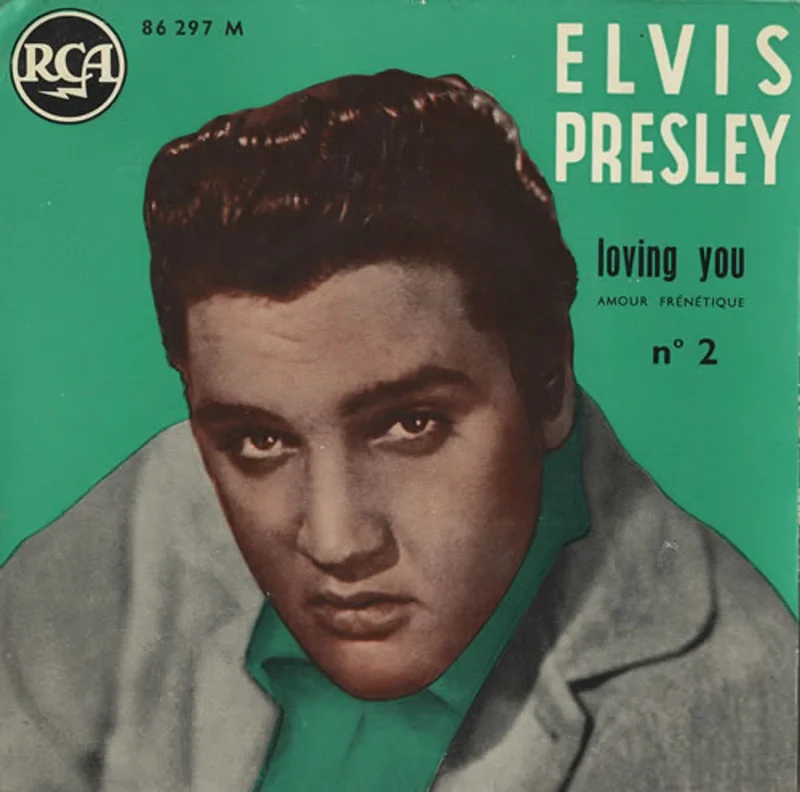 Elvis Presley Loving You No. 2 EP - Blue Label French 7" vinyl