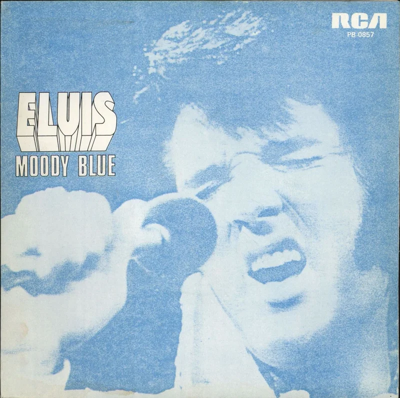 Elvis Presley Moody Blue Spanish 7" vinyl