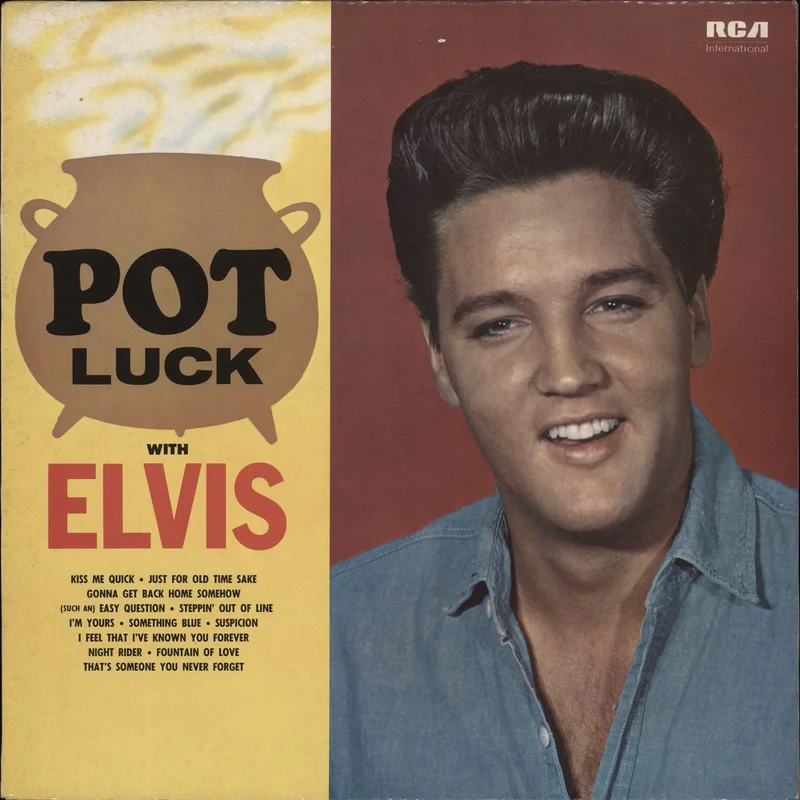 Elvis Presley Pot Luck UK Vinyl LP