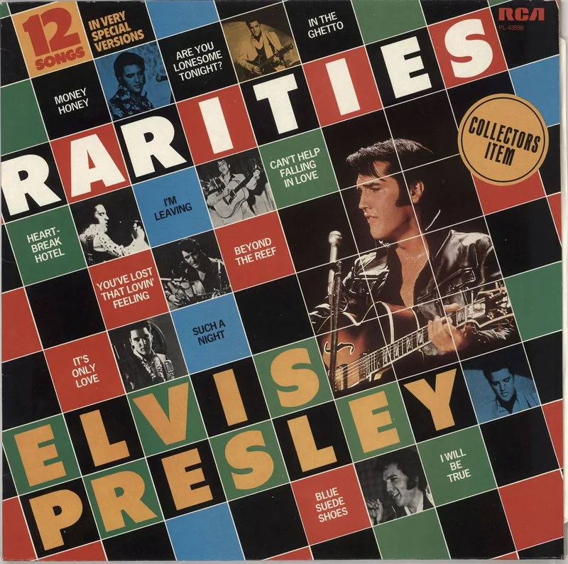 Elvis Presley Rarities Dutch Vinyl LP
