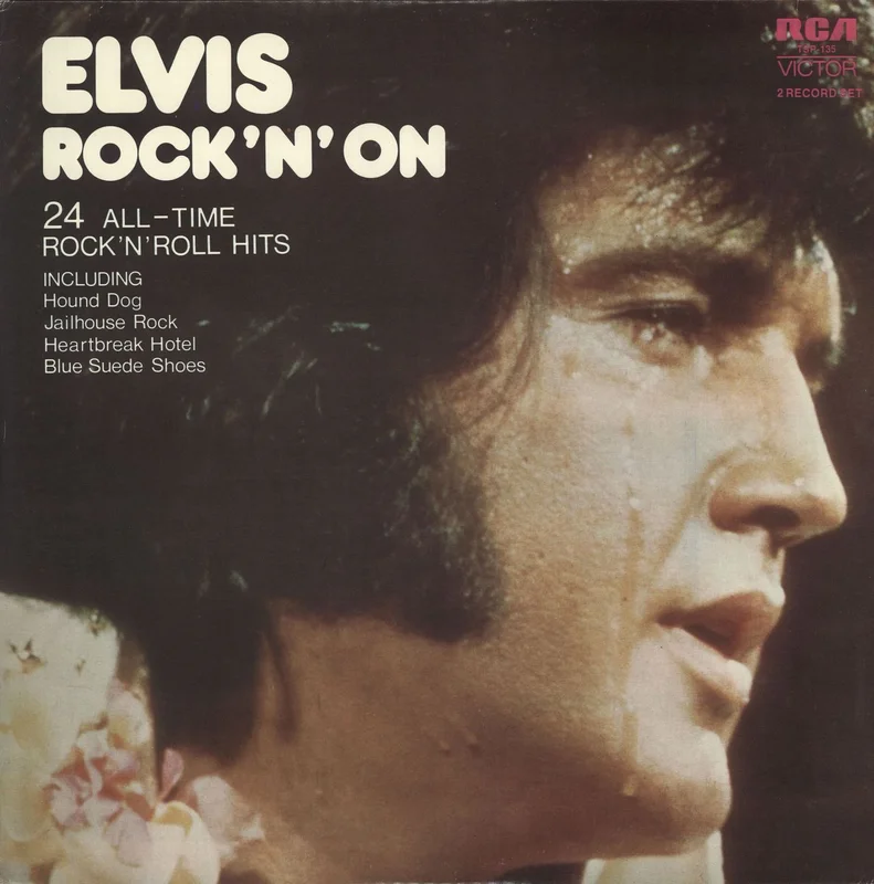 Elvis Presley Rock 'n' On Australian 2-LP vinyl set