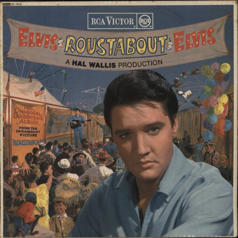 Elvis Presley Roustabout - 1st - VG UK Vinyl LP