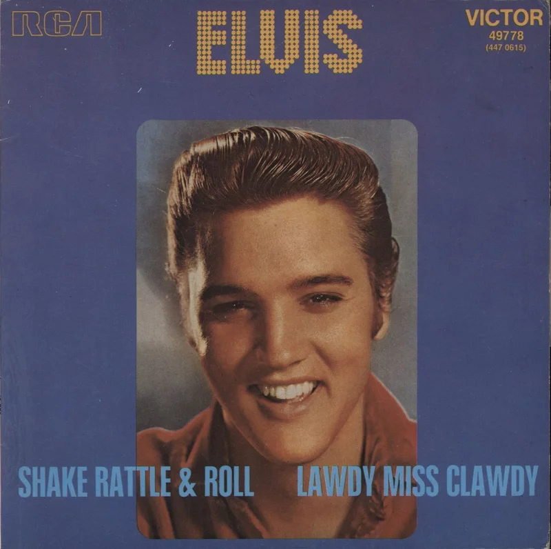 Elvis Presley Shake Rattle & Roll / Lawdy Miss Clawdy French 7" vinyl