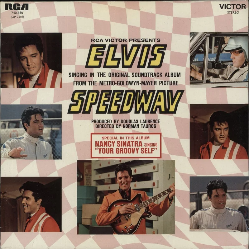 Elvis Presley Speedway - EX French Vinyl LP
