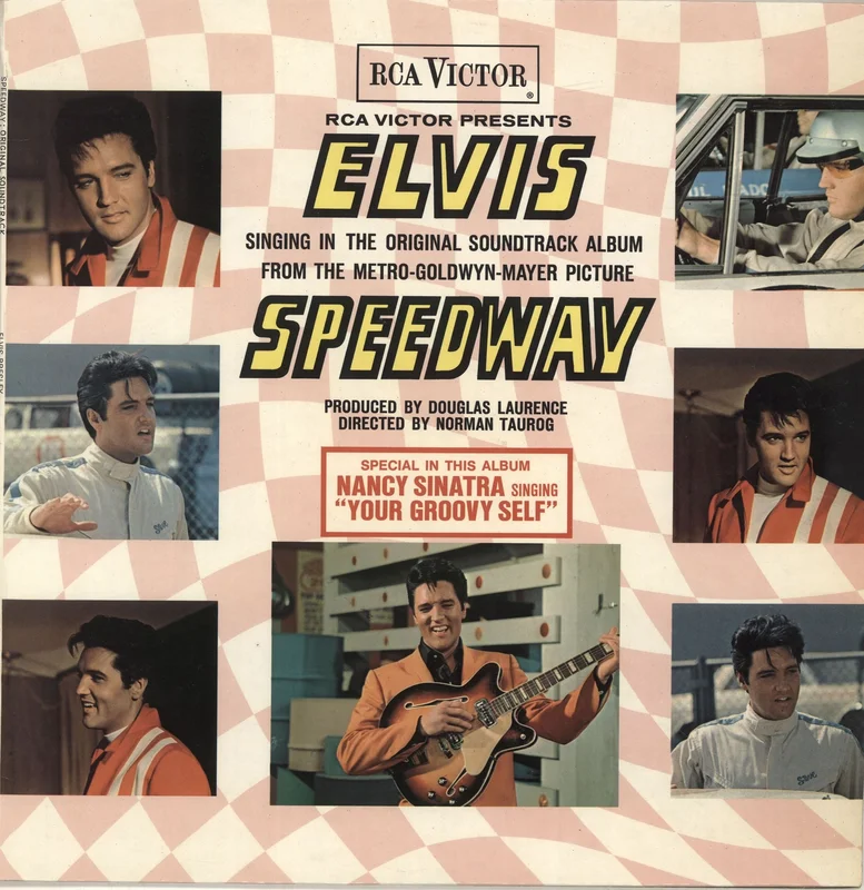 Elvis Presley Speedway - Orange label UK Vinyl LP