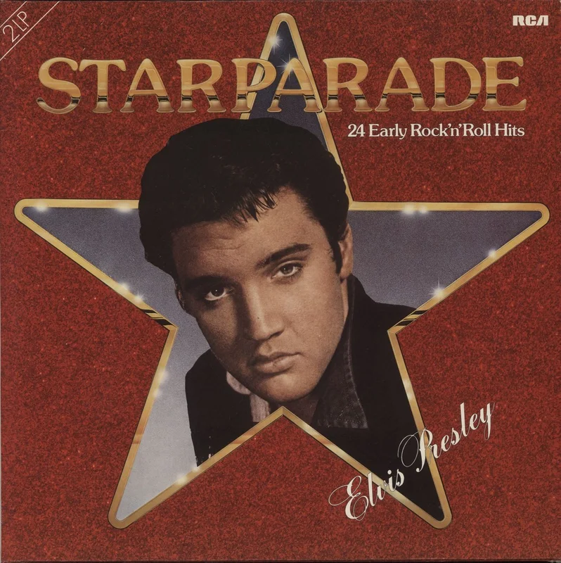 Elvis Presley Starparade (24 Early Rock'n'Roll Hits) German 2-LP vinyl set