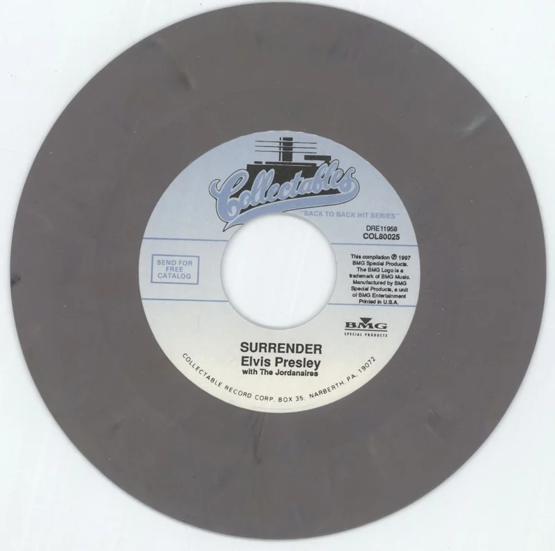 Elvis Presley Surrender / Lonely Man US 7" vinyl