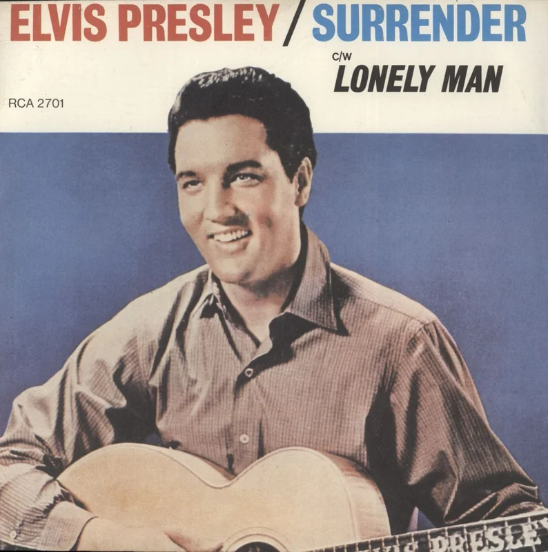 Elvis Presley Surrender - solid UK 7" vinyl