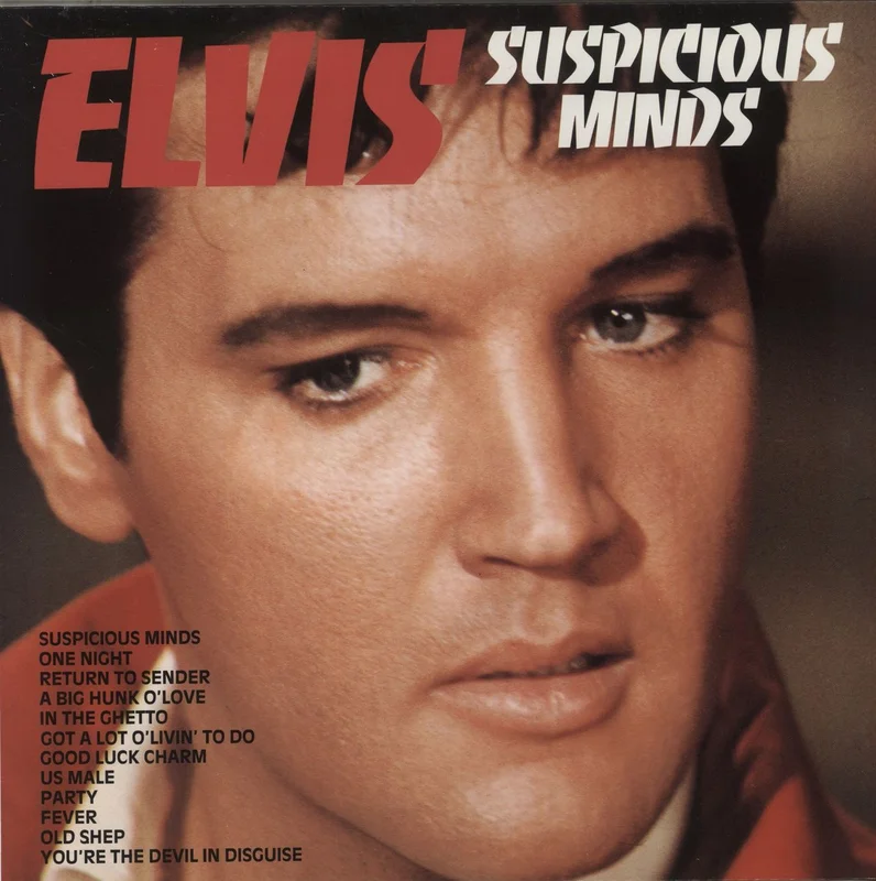 Elvis Presley Suspicious Minds UK Vinyl LP