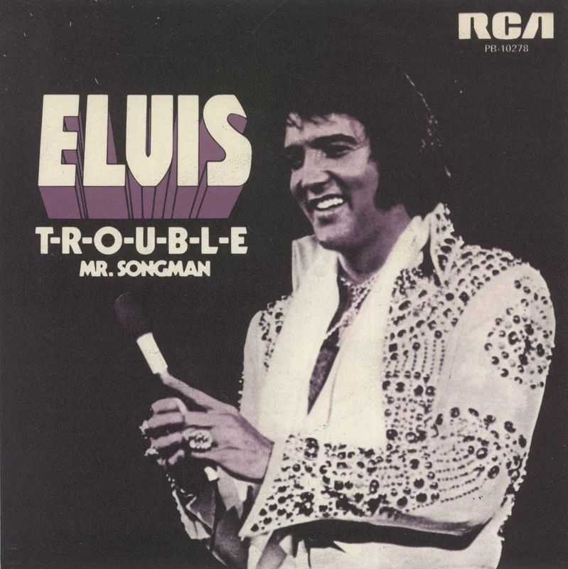 Elvis Presley T-R-O-U-B-L-E Spanish 7" vinyl