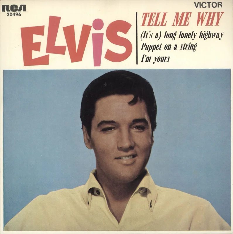 Elvis Presley Tell Me Why - orange label Australian 7" vinyl