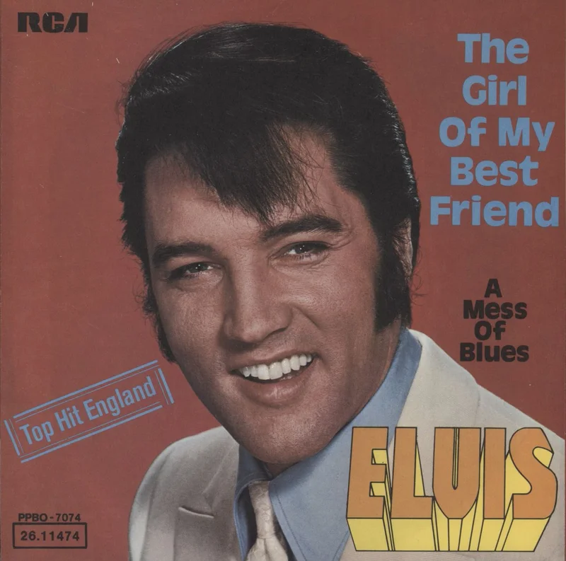 Elvis Presley The Girl Of My Best Friend German 7" vinyl