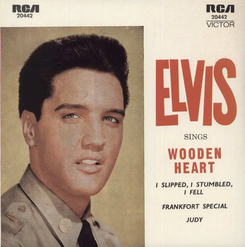 Elvis Presley Wooden Heart Australian 7" vinyl