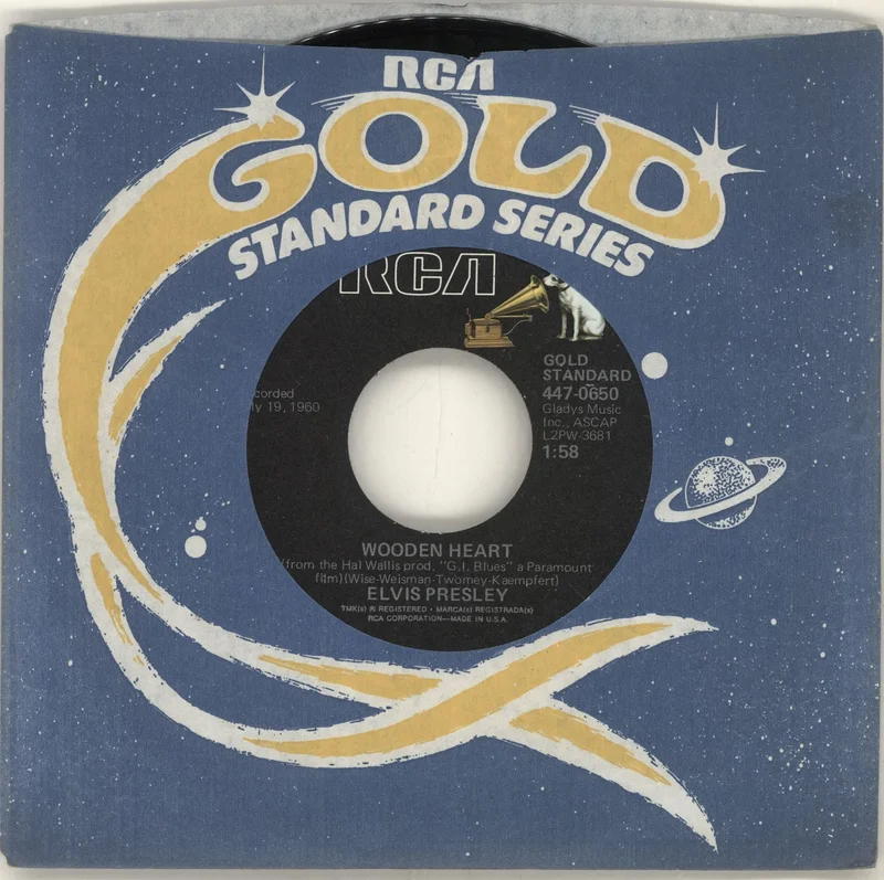 Elvis Presley Wooden Heart US 7" vinyl