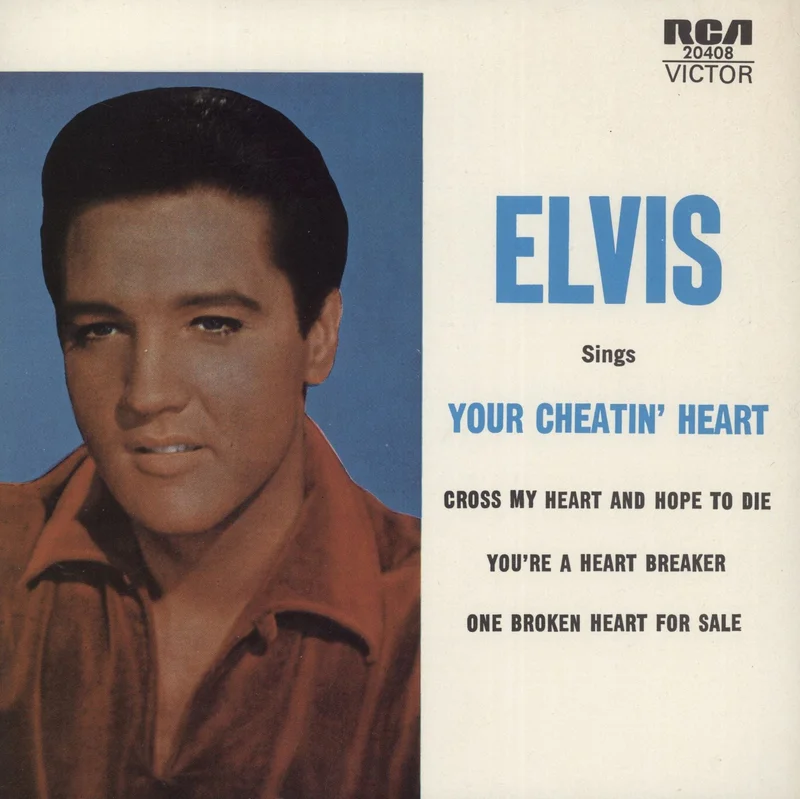 Elvis Presley Your Cheatin' Heart - orange label Australian 7" vinyl