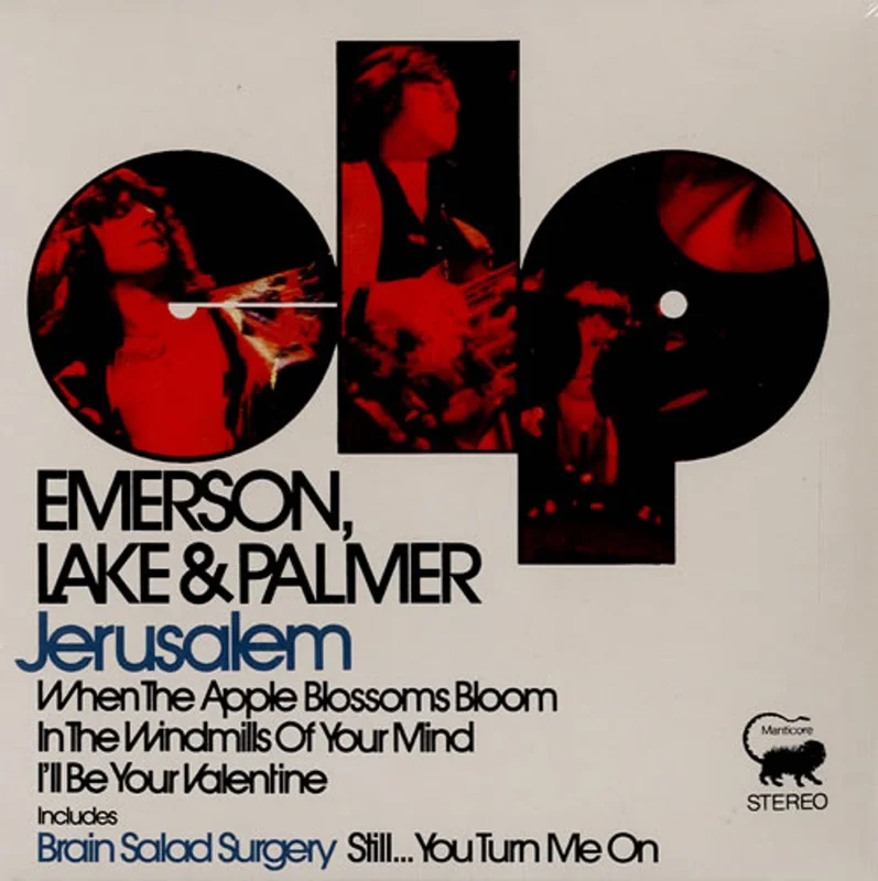 Emerson Lake & Palmer Jerusalem - RSD13 UK 7" vinyl