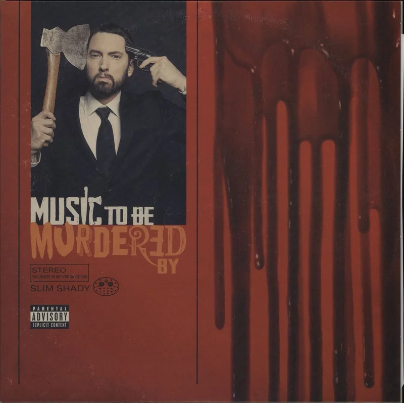 Eminem Music To Be Murdered By - Red & Black Splatter Vinyl US 2-LP vinyl set