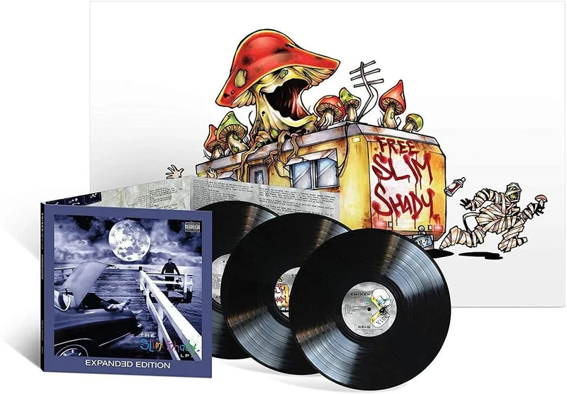 Eminem The Slim Shady LP - 20th Anniversary Expanded Edition - 180 Gram Black Vinyl - Sealed UK 3-LP vinyl set