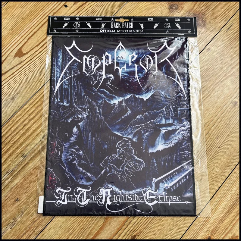 EMPEROR: official IN THE NIGHTSIDE ECLIPSE large backpatch
