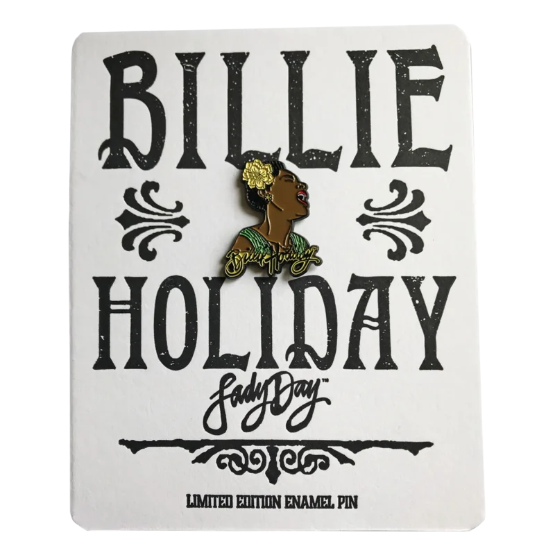 Enamel Pin with Hand-Printed Backing Card
