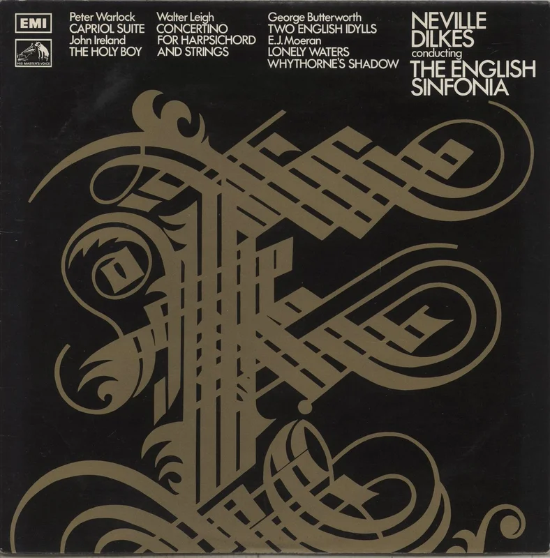 English Sinfonia Concertino For Harpsichord And Strings / The Holy Boy / Two English Idylls / Capriol Suite / Lonely UK Vinyl LP