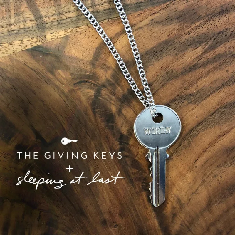 Enneagram 3 "Worthy" Key Necklace