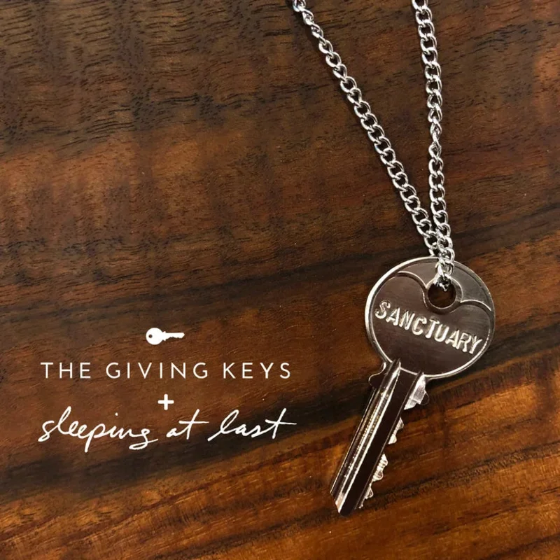 Enneagram 6 "Sanctuary" Key Necklace