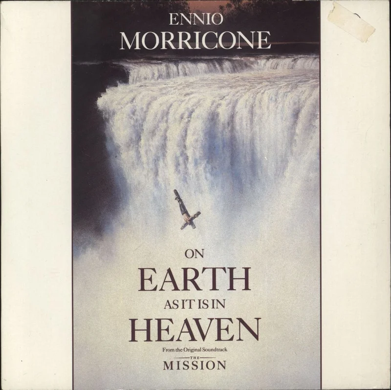 Ennio Morricone On Earth As It Is In Heaven UK 7" vinyl